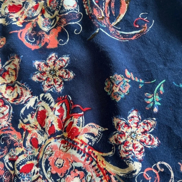 Daniel Rainn for Anthropologie Albado Blue Crew Neck Sleeveless Top Size Smalll - Picture 5 of 10